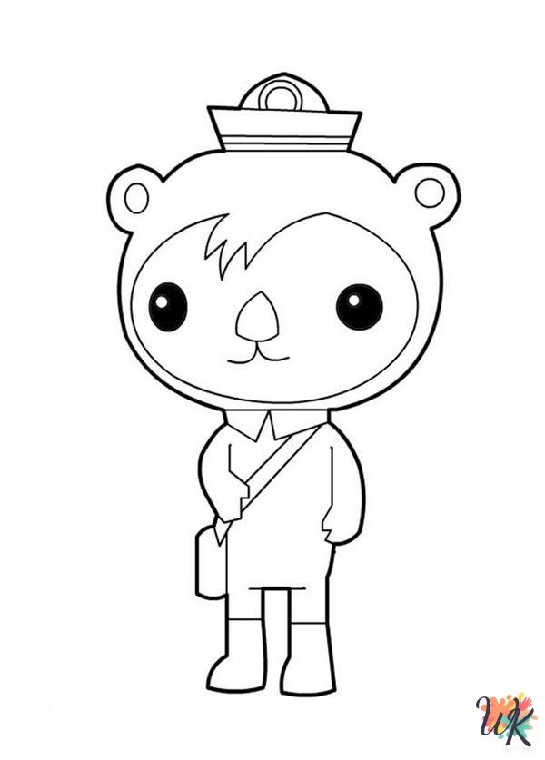 merry Octonauts coloring pages
