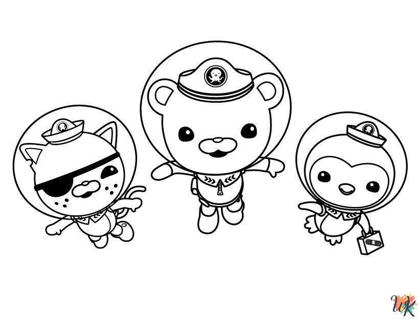 free Octonauts coloring pages printable