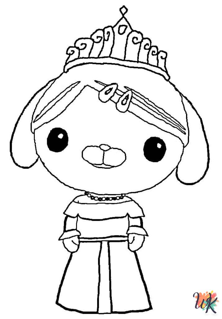Octonauts themed coloring pages