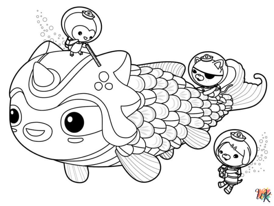 Octonauts ornament coloring pages