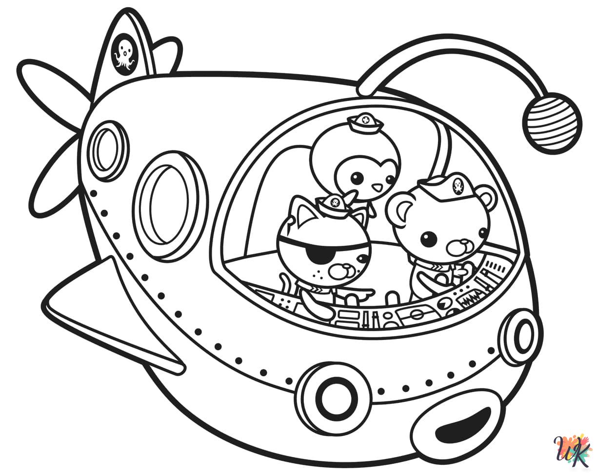 free printable Octonauts coloring pages