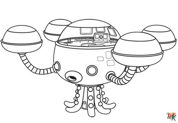Octonauts coloring pages for preschoolers
