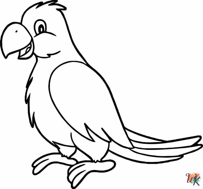 printable coloring pages Parrot