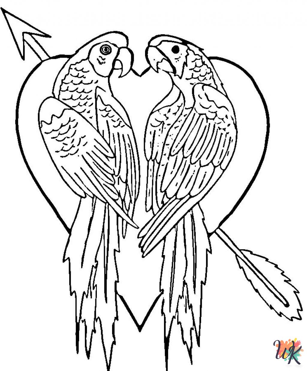 free coloring pages Parrot