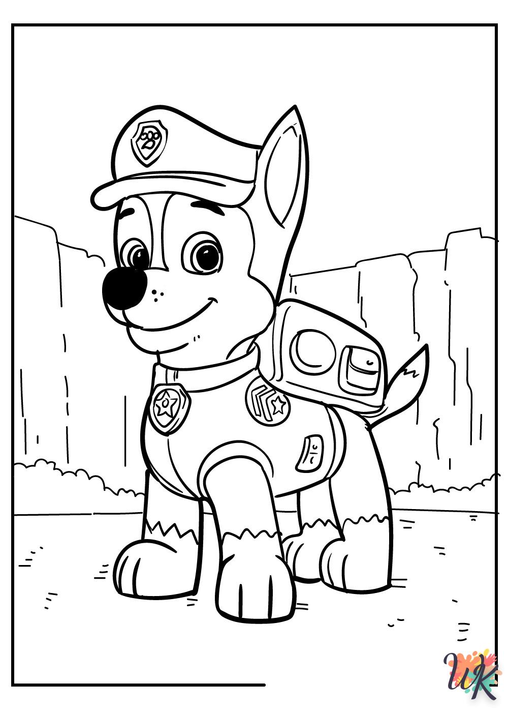 printable Paw Patrol coloring pages