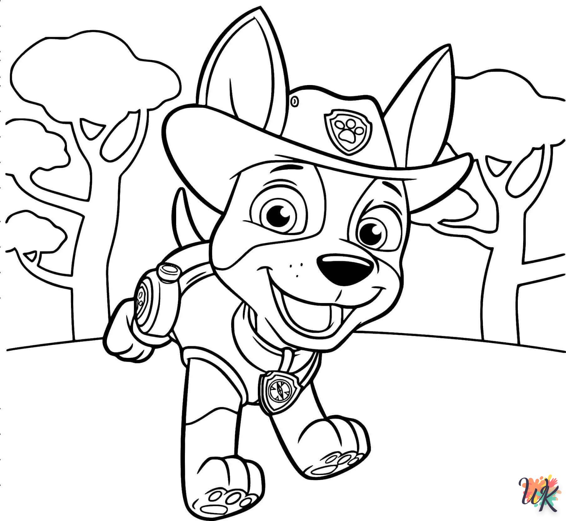 coloring pages for Paw Patrol