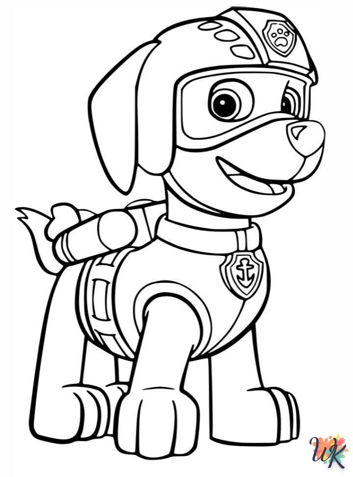 Paw Patrol coloring pages printable free