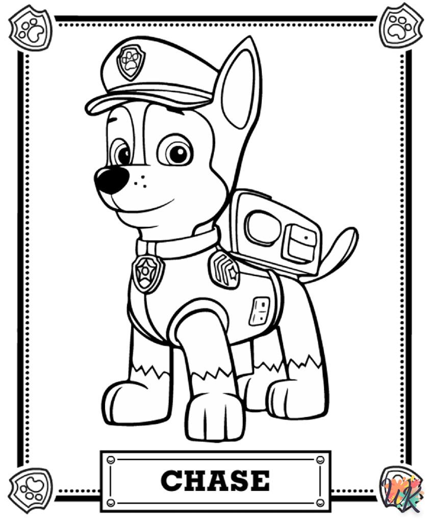 Paw Patrol ornament coloring pages
