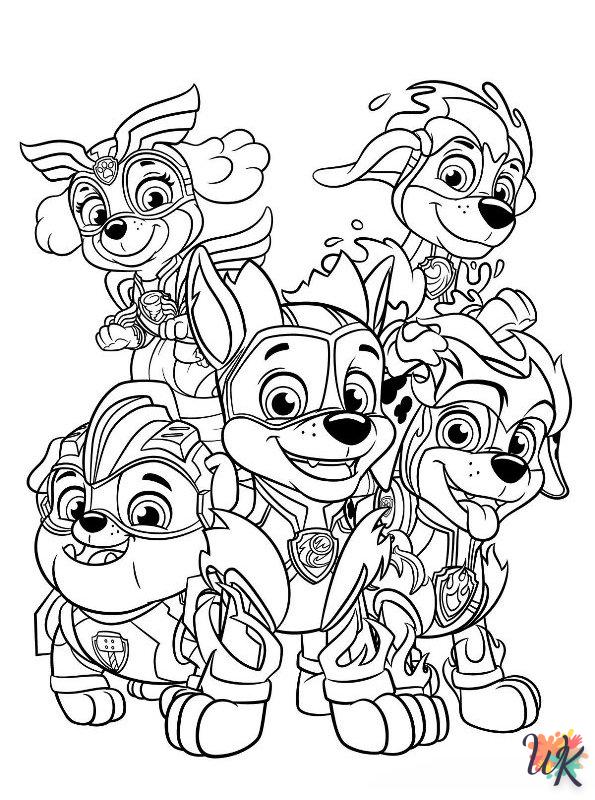 Paw Patrol coloring pages free