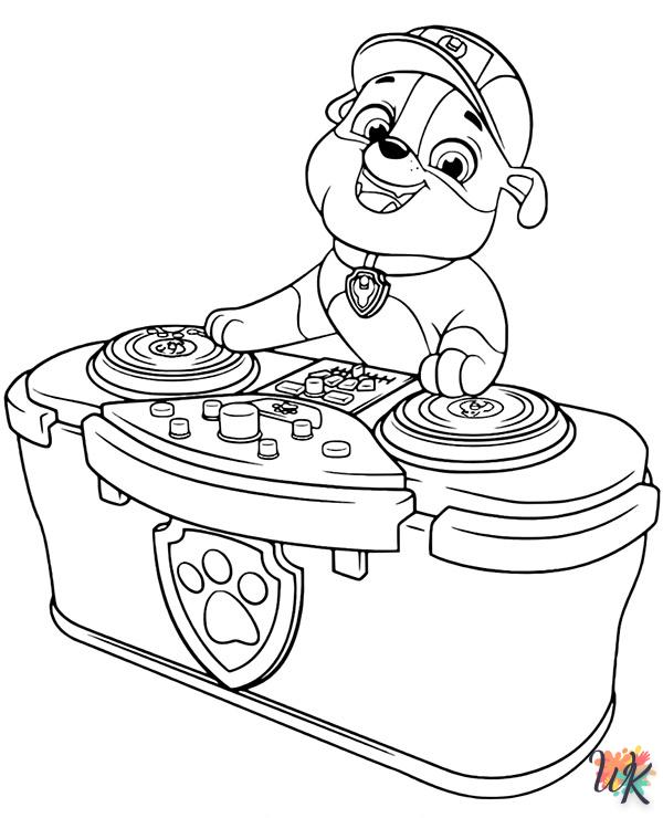 cute Paw Patrol coloring pages