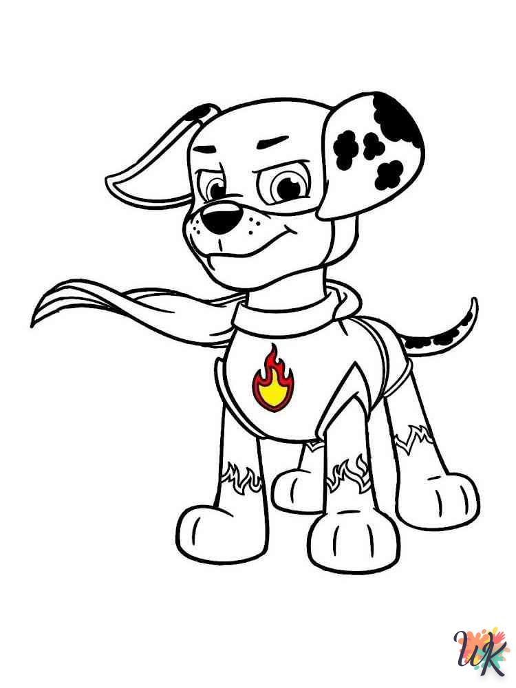 Paw Patrol coloring pages for adults pdf