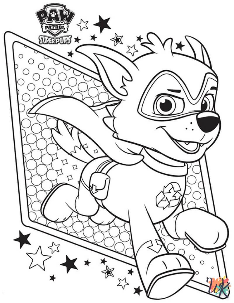 fun Paw Patrol coloring pages