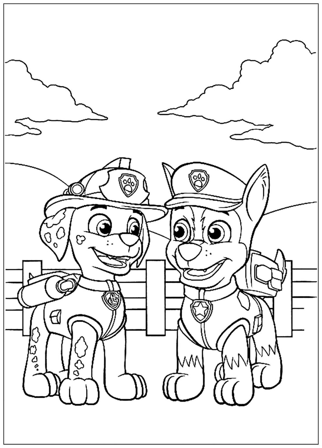 49 Paw Patrol Coloring Pages For Kids - ColoringPagesWK