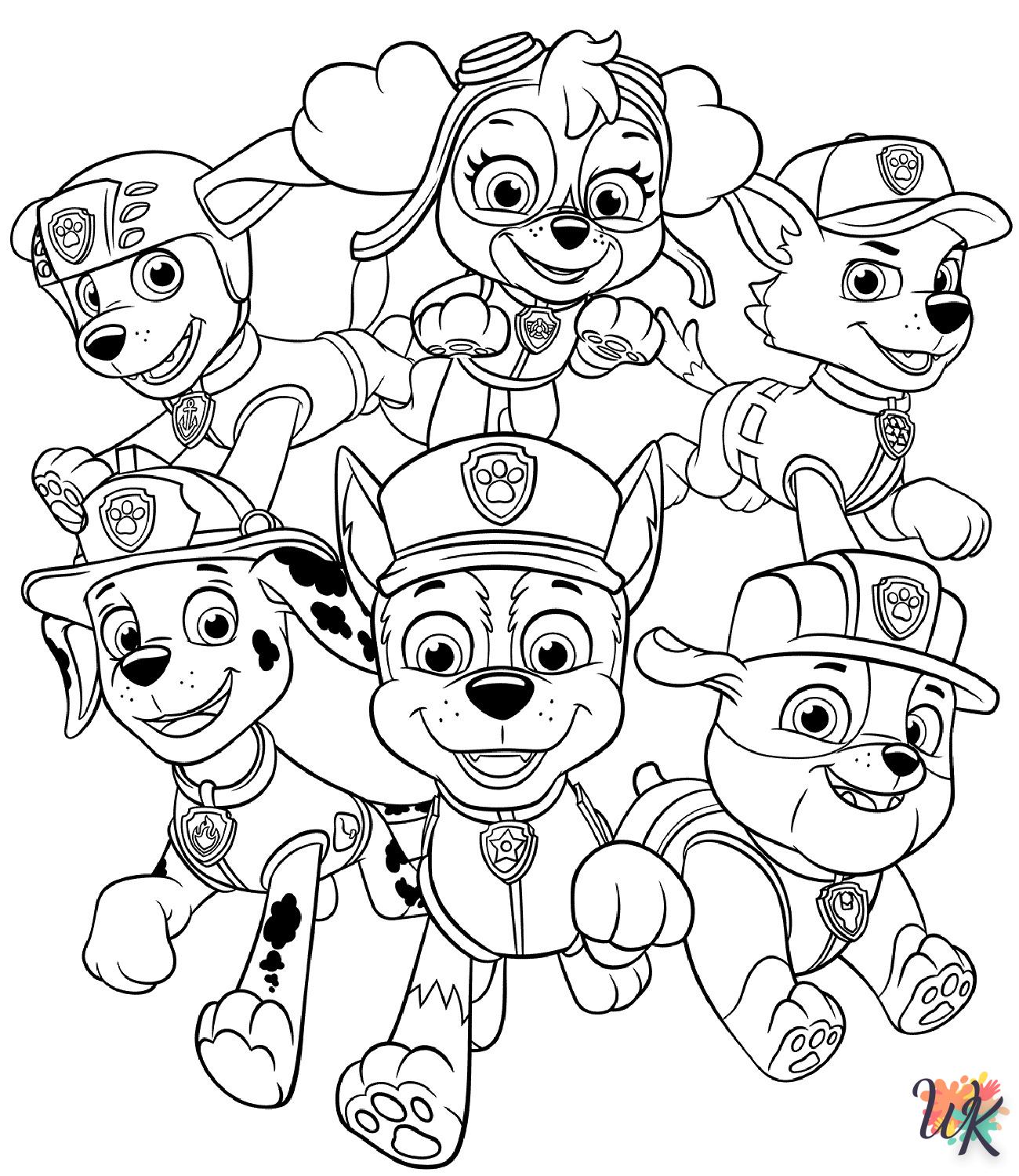 Paw Patrol coloring pages grinch