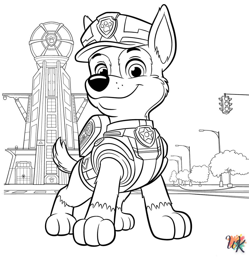 free printable Paw Patrol coloring pages
