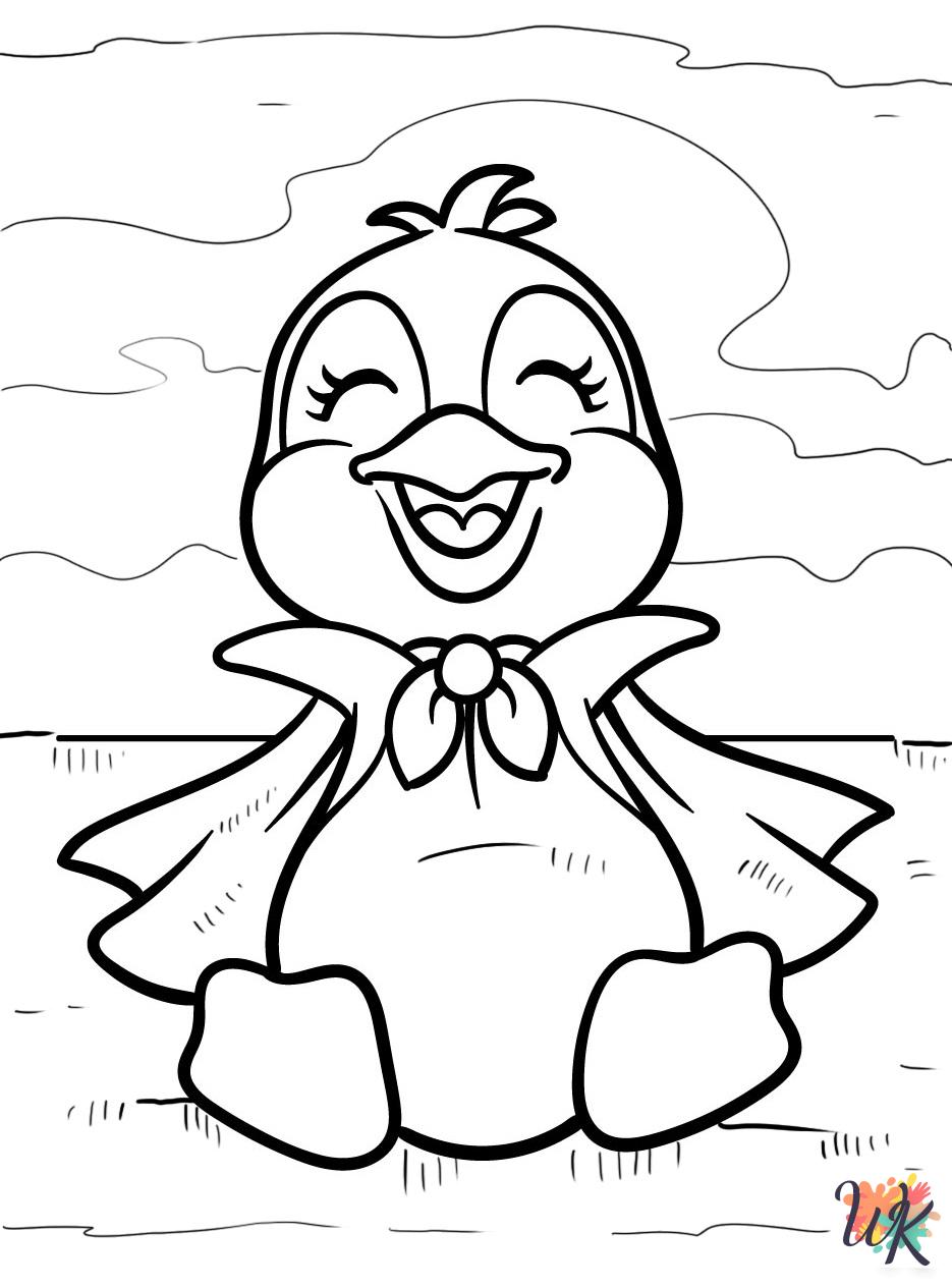 Penguin coloring pages printable