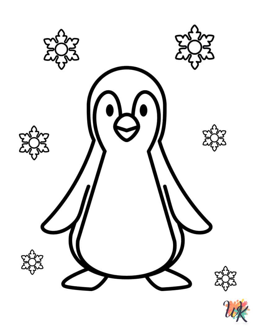 cute Penguin coloring pages