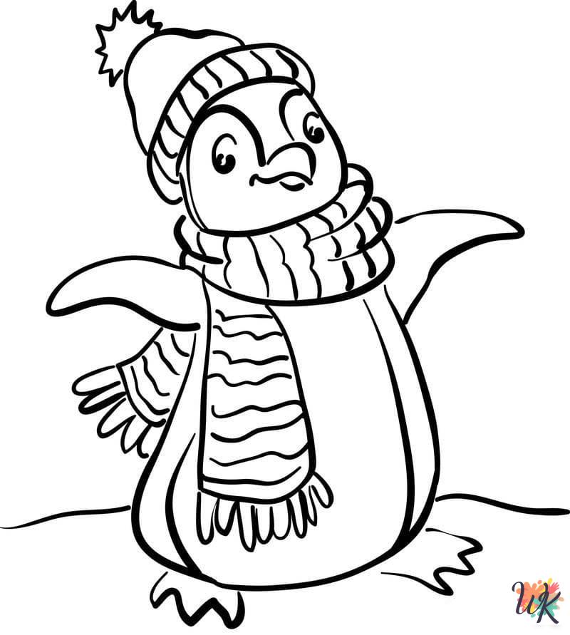 free Penguin coloring pages