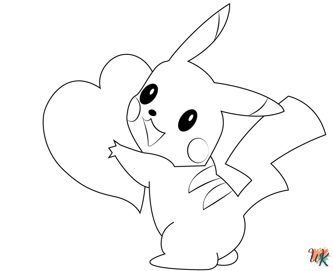 cute Pikachu coloring pages