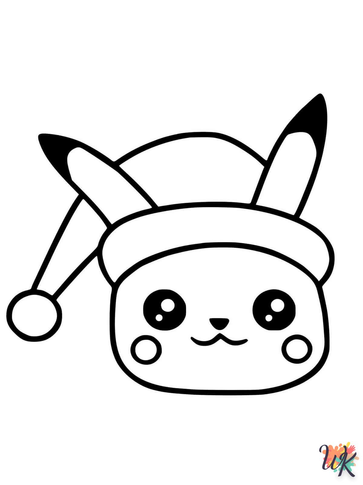 free printable Pikachu coloring pages