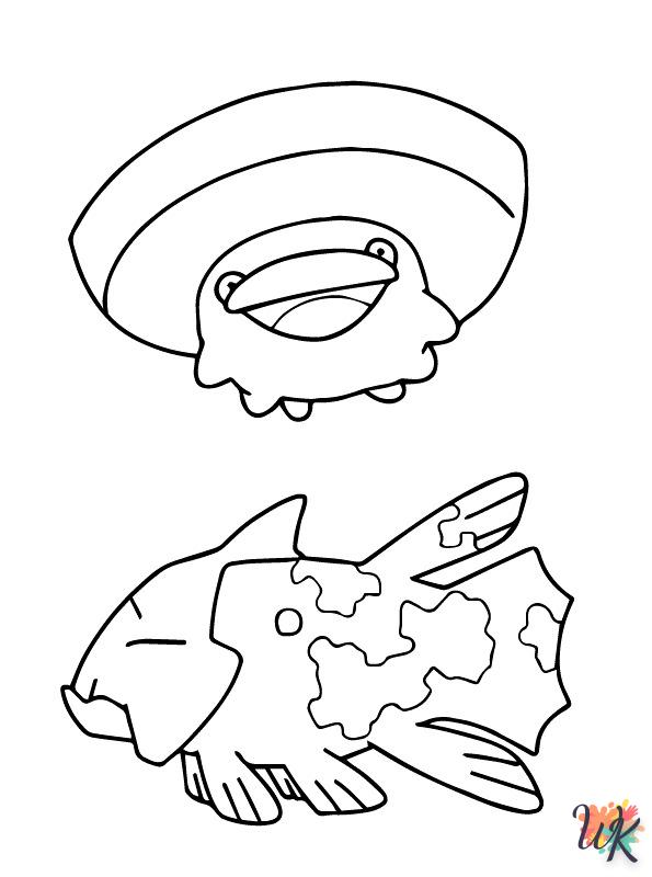 free All Pokemon printable coloring pages