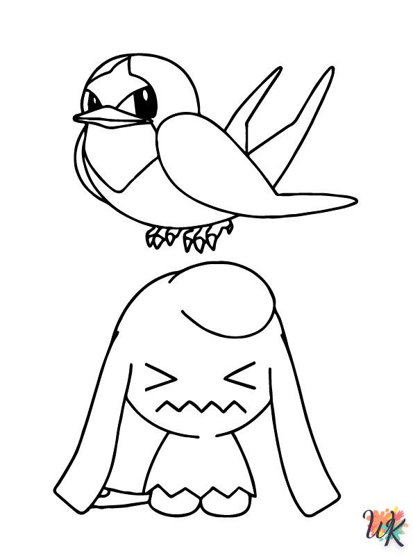 All Pokemon adult coloring pages