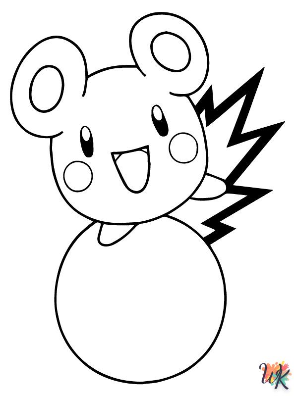 merry All Pokemon coloring pages