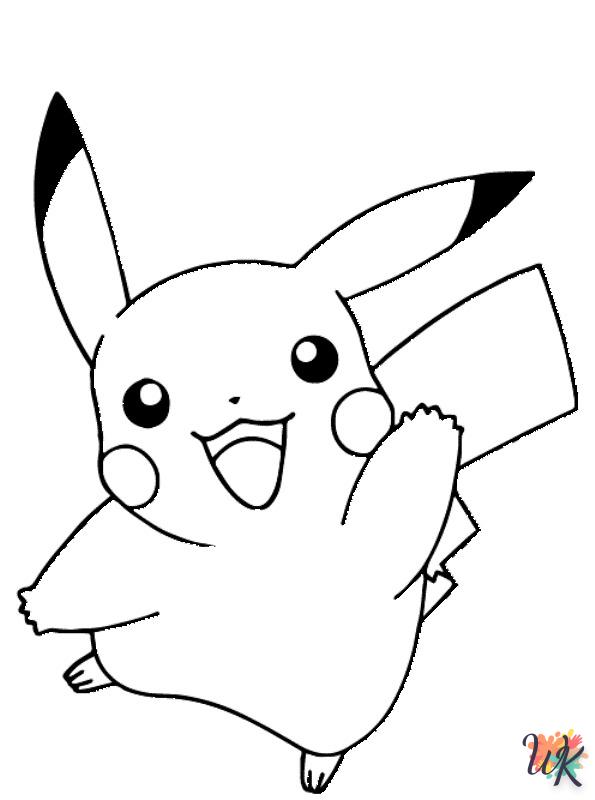 free All Pokemon coloring pages for adults