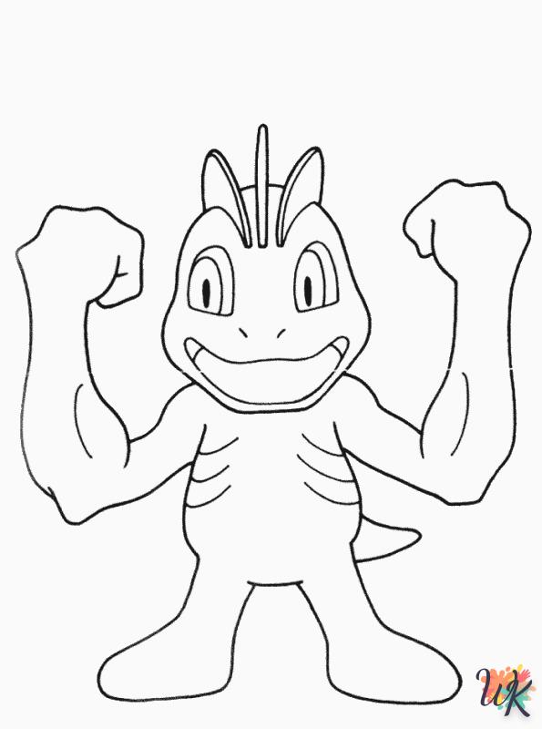 printable All Pokemon coloring pages for adults