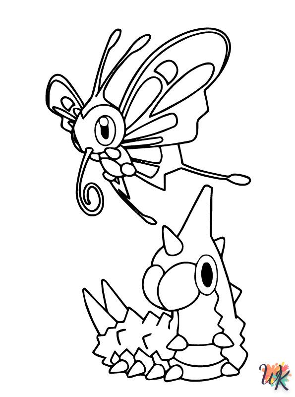 All Pokemon coloring pages for adults