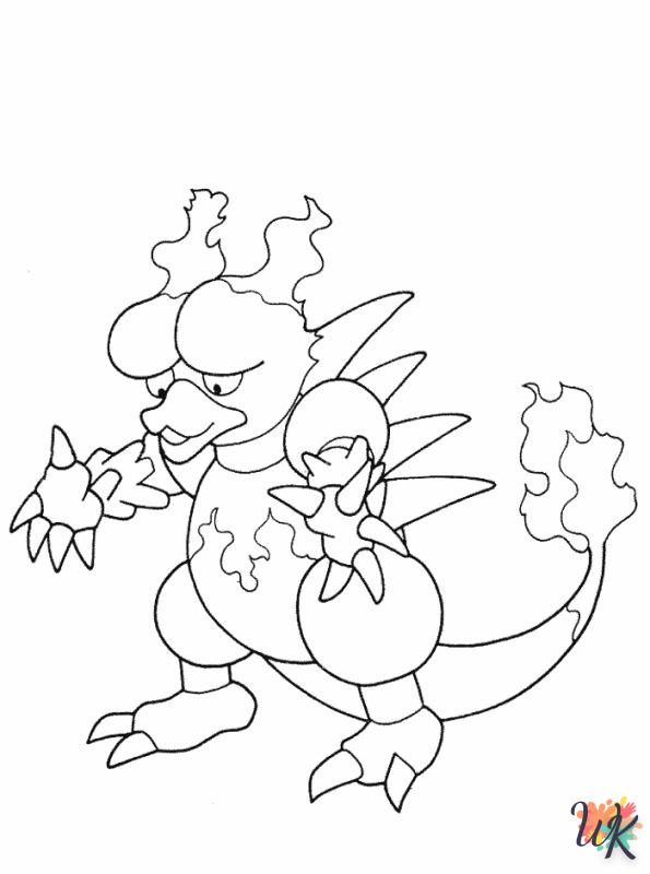 free coloring All Pokemon pages