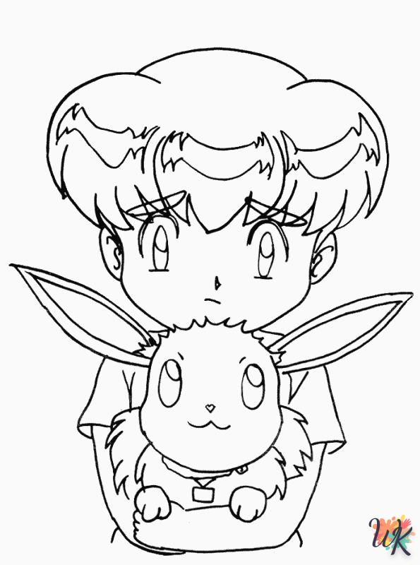 free printable All Pokemon coloring pages for adults