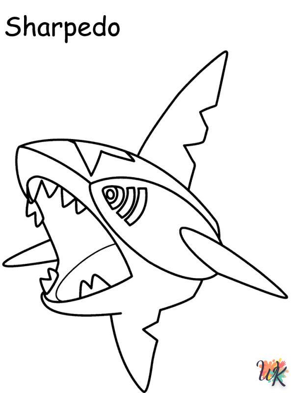 free All Pokemon tree coloring pages
