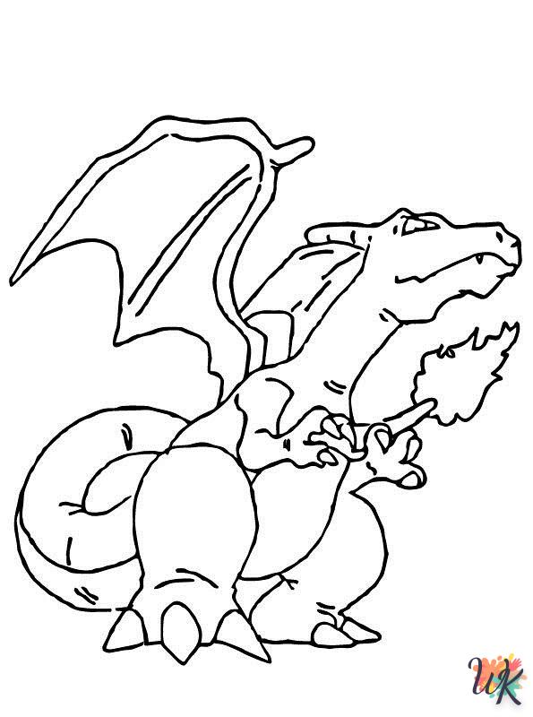 All Pokemon themed coloring pages
