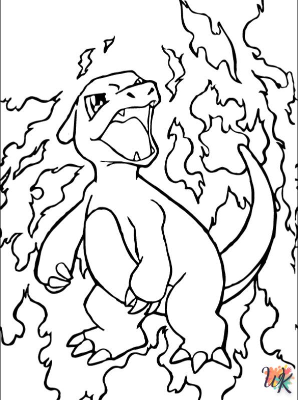 easy cute All Pokemon coloring pages