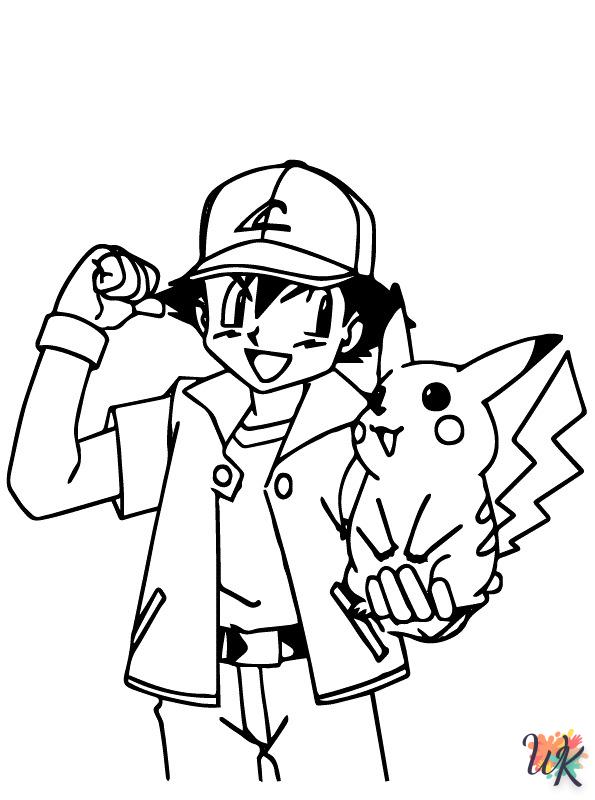 detailed All Pokemon coloring pages for adults