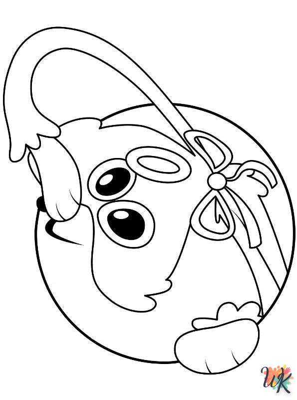 Poppy Playtime coloring pages easy 1