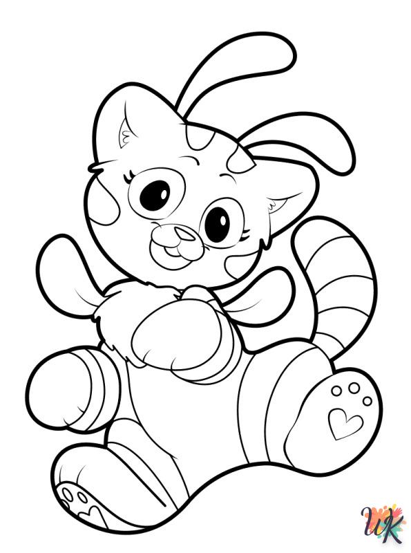 Poppy Playtime cards coloring pages