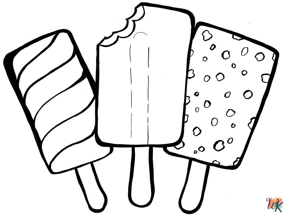 adult Popsicle coloring pages