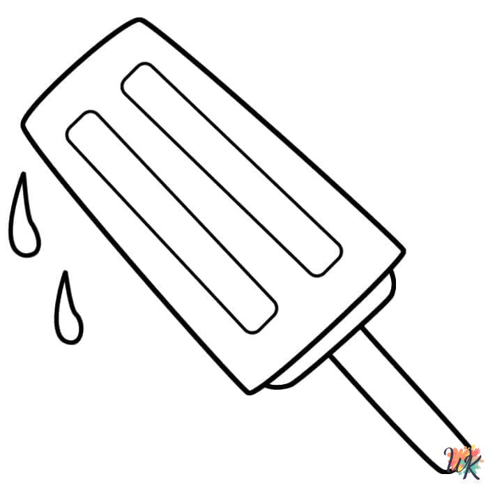 Popsicle coloring pages for adults pdf