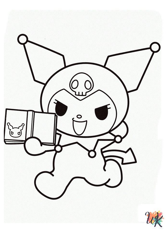 free coloring Sanrio pages
