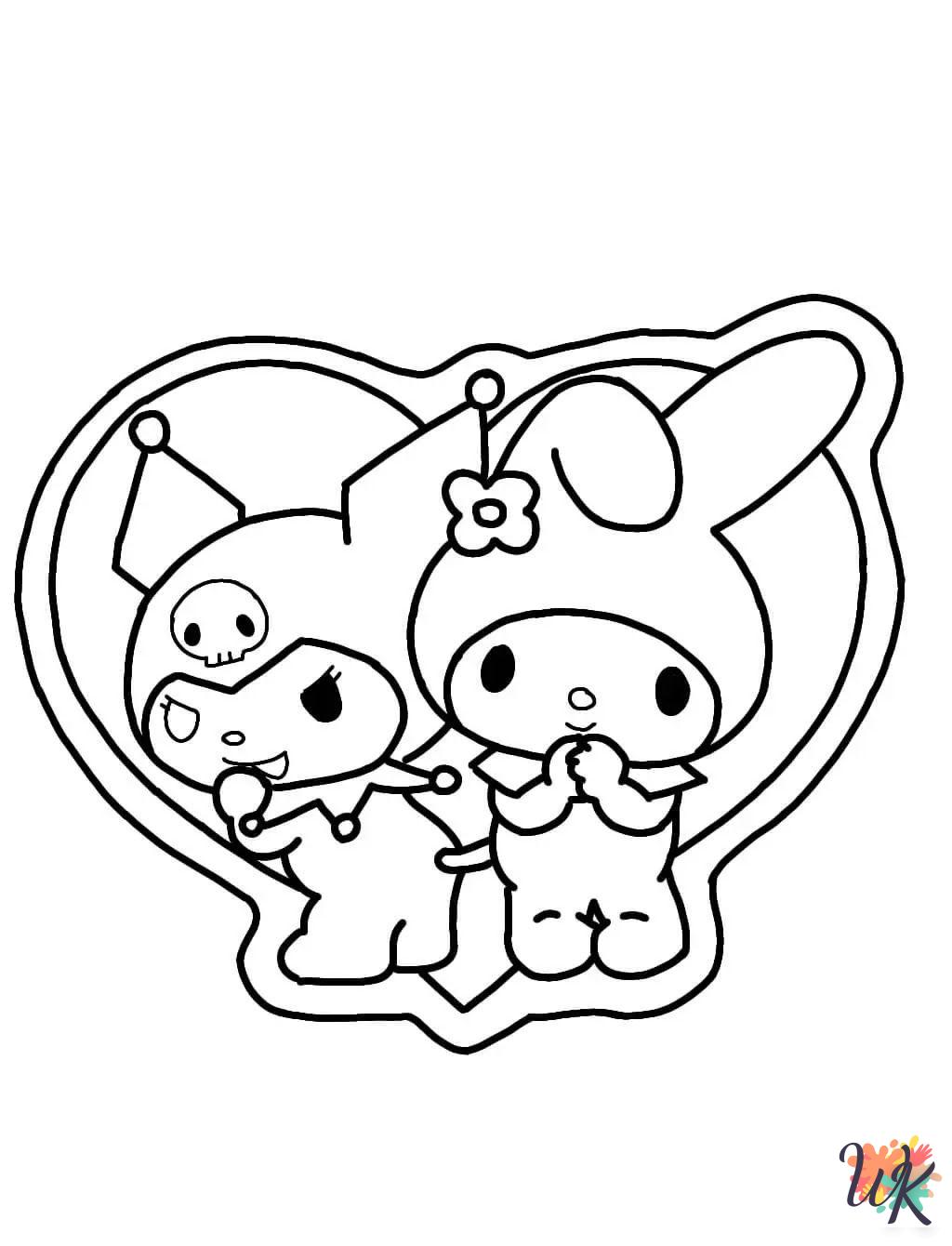 kids Sanrio coloring pages