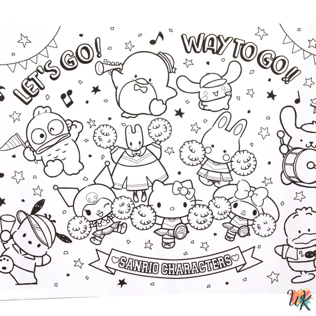 85 Sanrio Coloring Pages For Kids - ColoringPagesWK.com