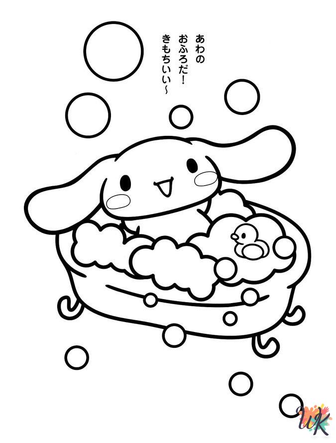free Sanrio coloring pages