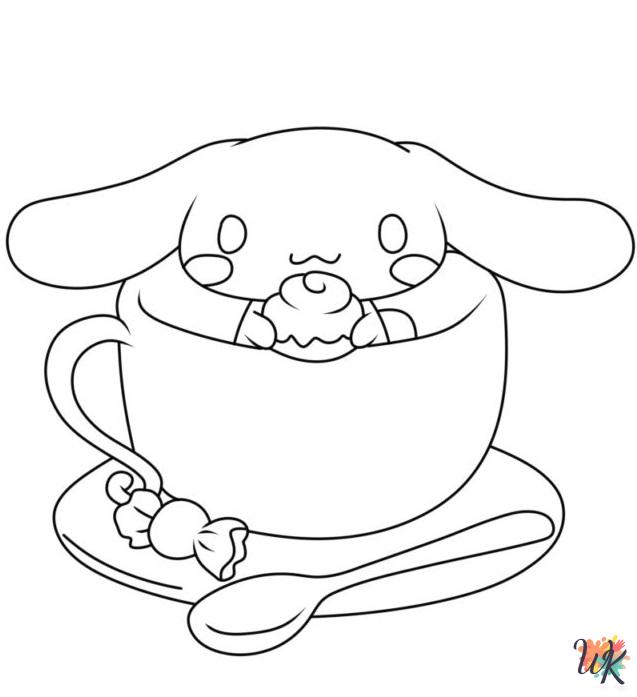 free printable Sanrio coloring pages