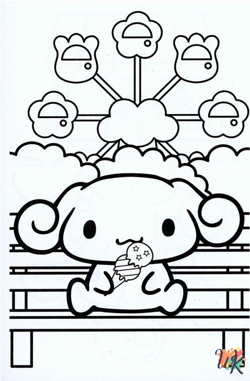 free adult Sanrio coloring pages