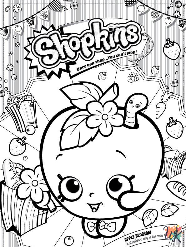 free Shopkins printable coloring pages