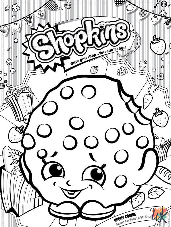 free Shopkins coloring pages pdf