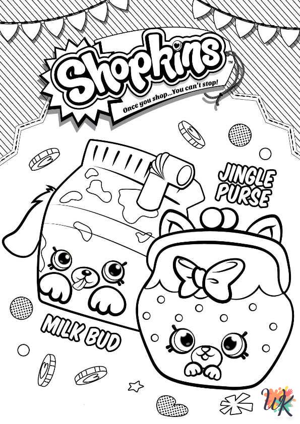 free coloring Shopkins pages 3