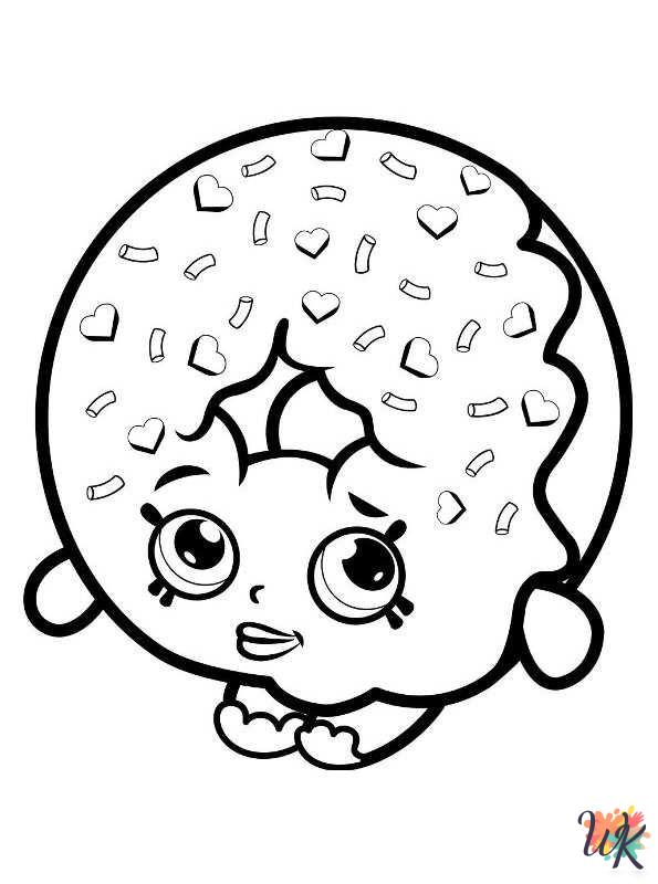 detailed Shopkins coloring pages for adults